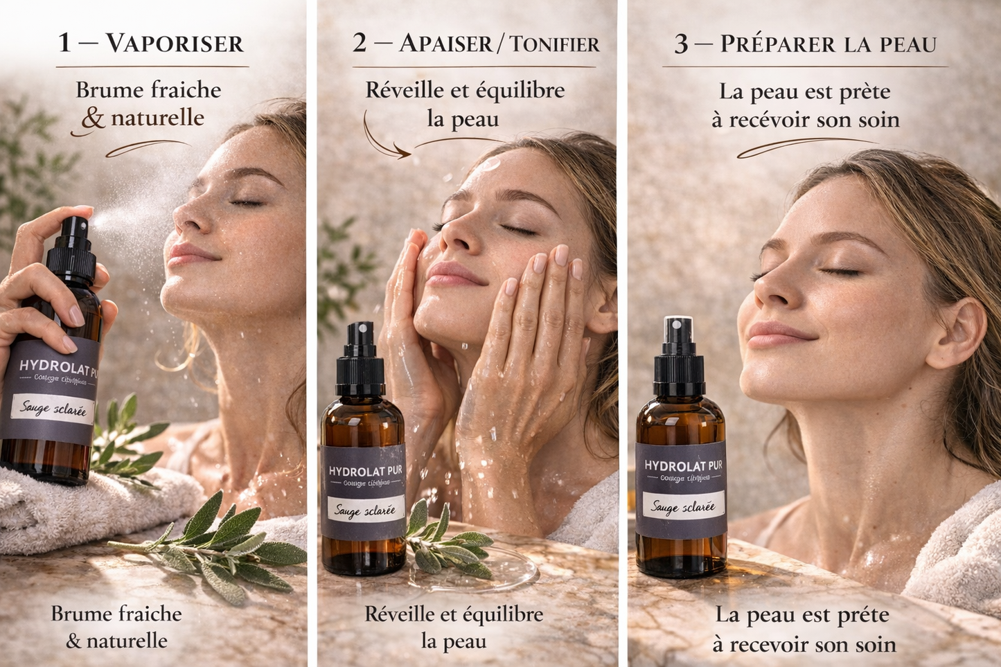 Hydrolat de Sauge sclarée - 100 ml