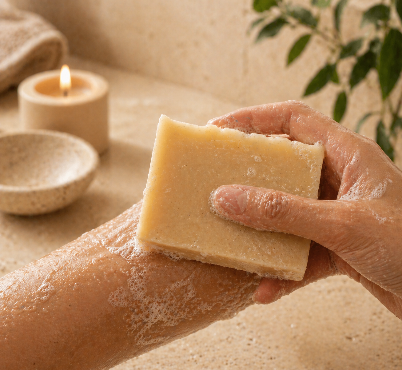 Savon Doux au Lait de Chèvre Bio
