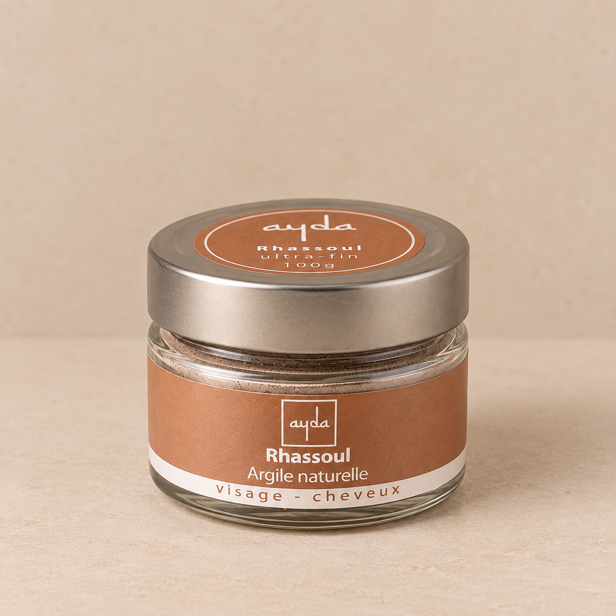Rhassoul Ultra-Fin 100 g – Visage & Cheveux | Ayda