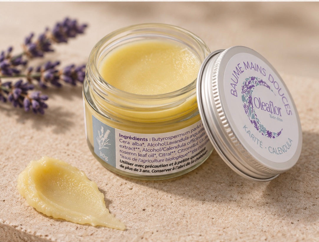 Baume Mains Douces Karité & Calendula | Oléaflor