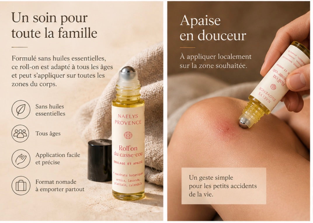 Roll’on du Casse-Cou – Arnica & Calendula | Naelys Provence